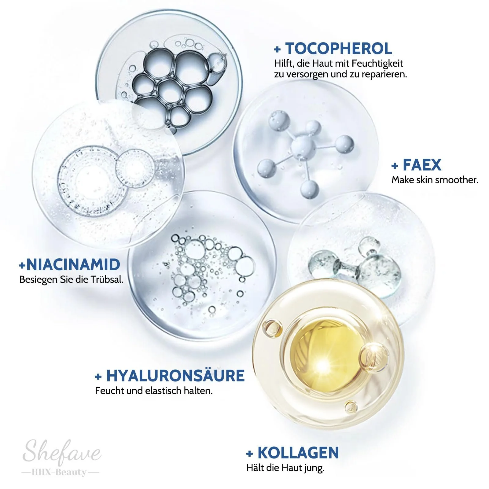 Маска Shefave Organic Collagen Real Deep, 10 штук, нічна колагенова маска, фото №2