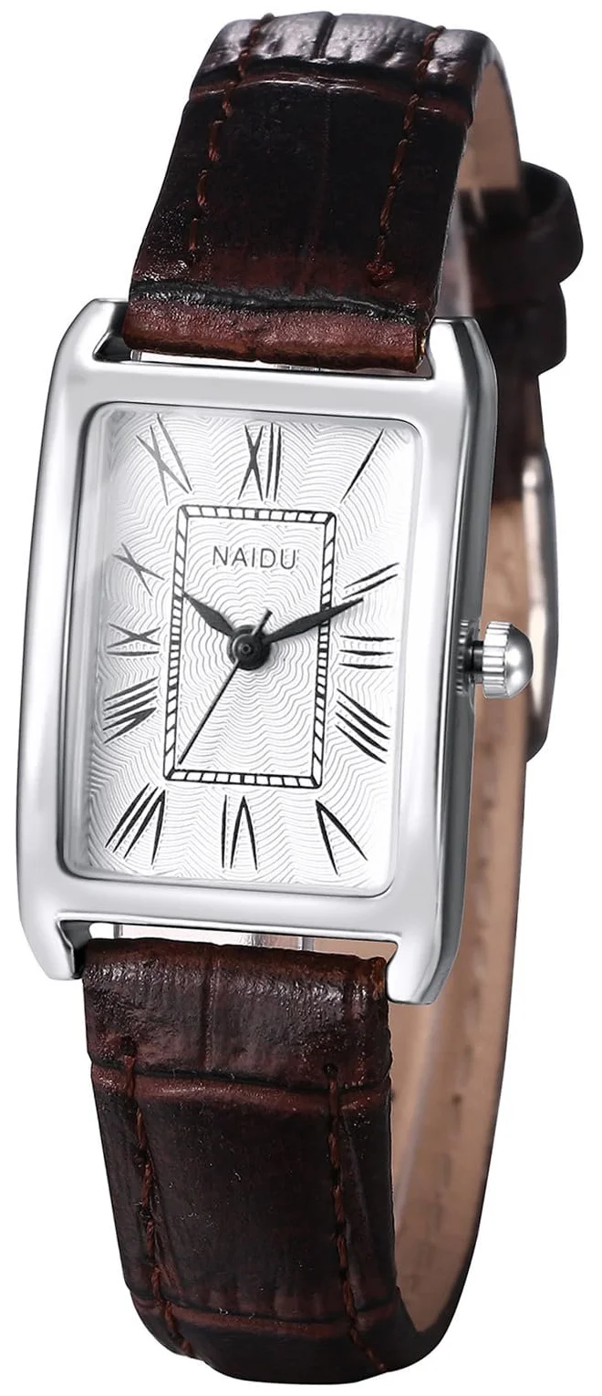 Жіночий вінтажний годинник JewelryWe Чорний/Коричневий, фото №1