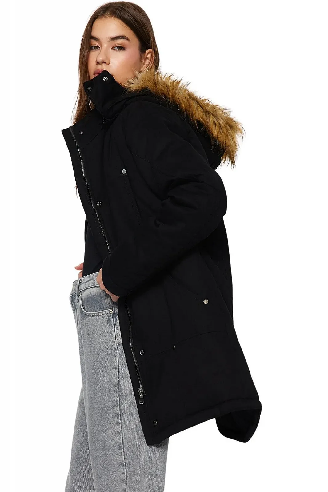 Пальто Прямое TRENDYOL Regular, фото №2