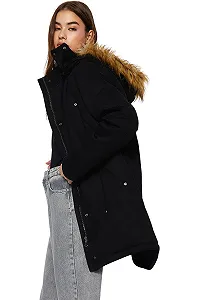 Пальто Прямое TRENDYOL Regular synthetic.ua - Фото 1