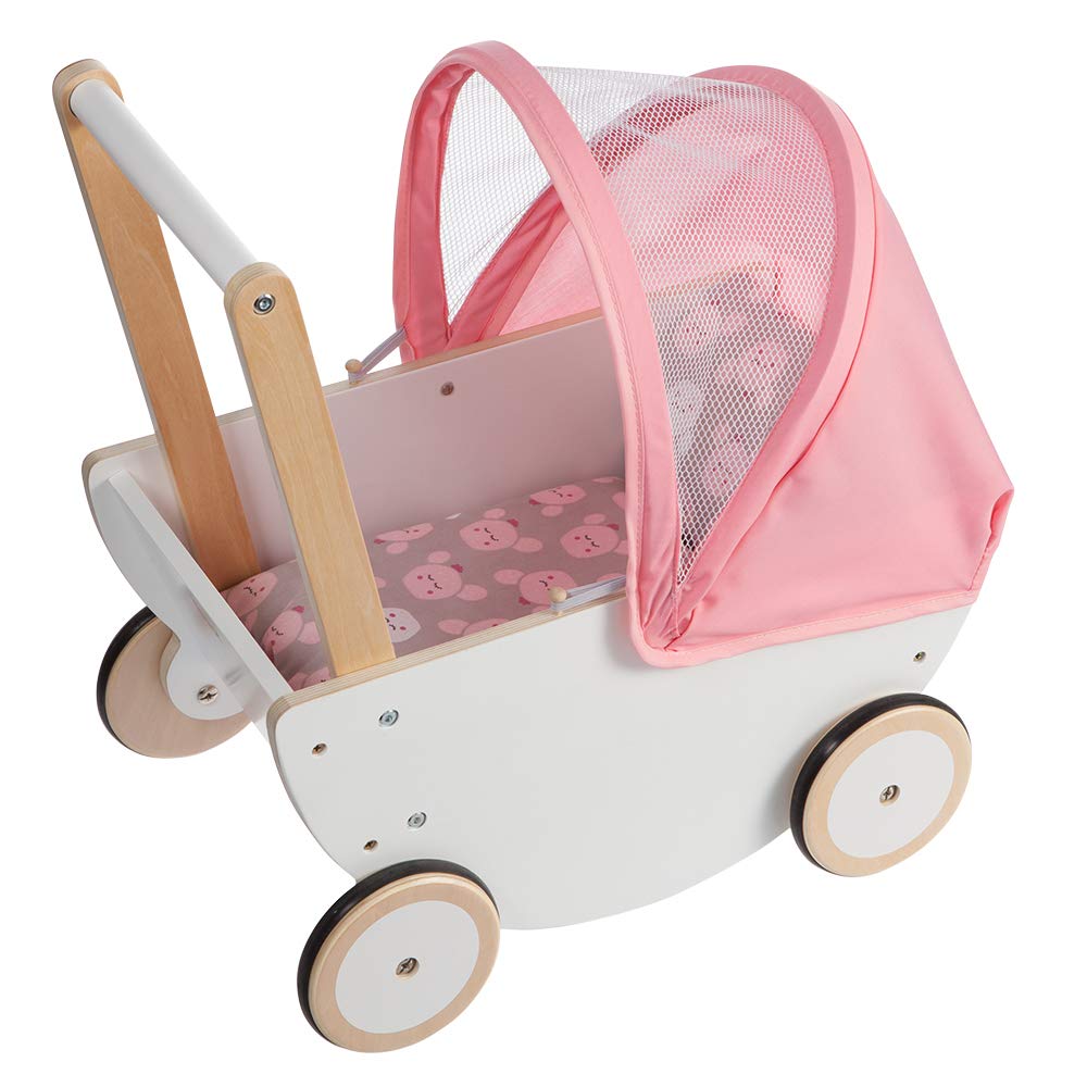 Деревянная Howa 2550 Коляска для кукол со складным капюшоном, фото №3 Деревянная Howa 2550 Коляска для кукол со складным капюшоном, фото №3