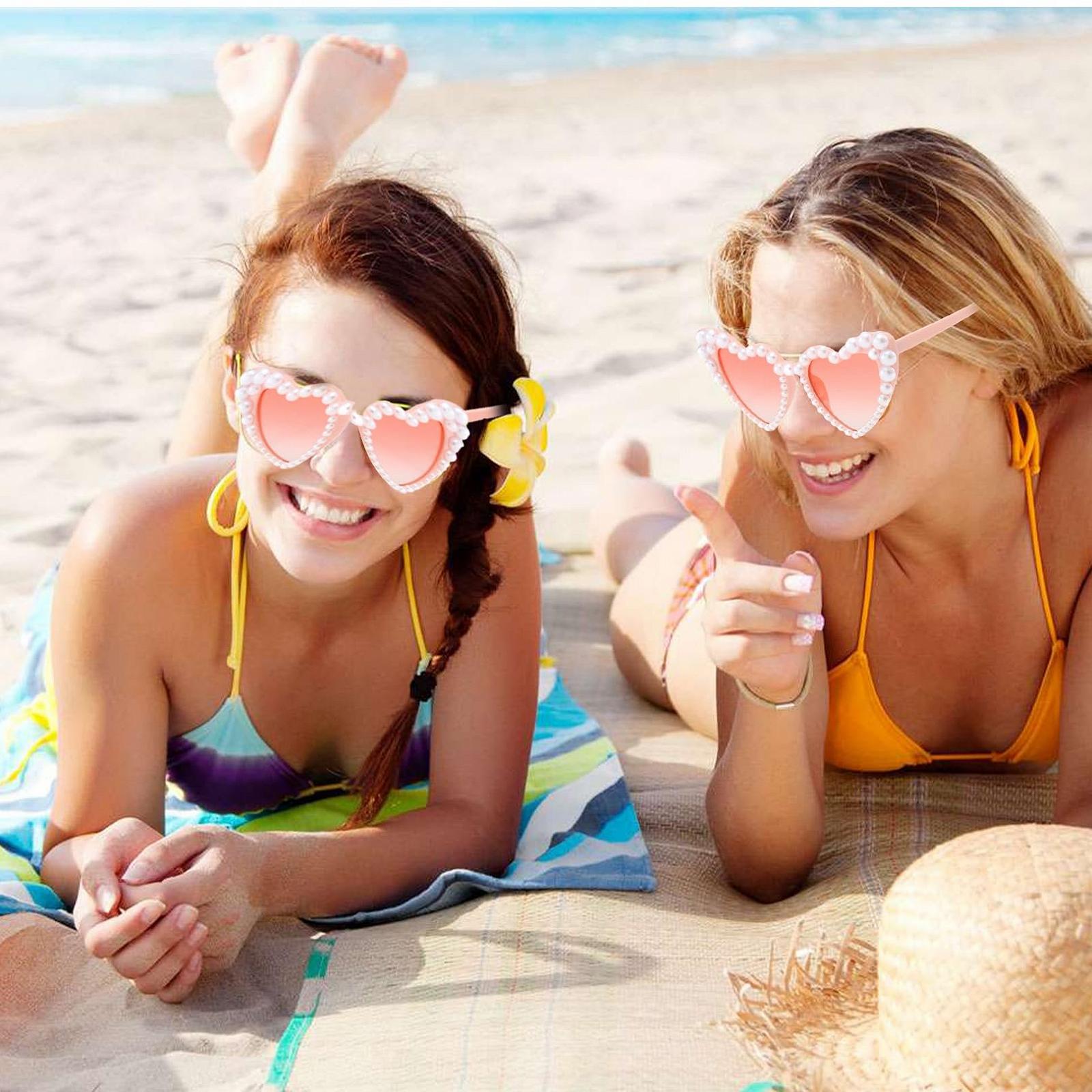 Сонцезахисні окуляри Серце BinXiaoQin 1 шт., фото №6