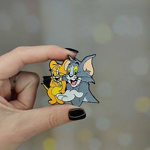 Металлический значок пин Том и Джерри Tom and Jerry - Фото 1