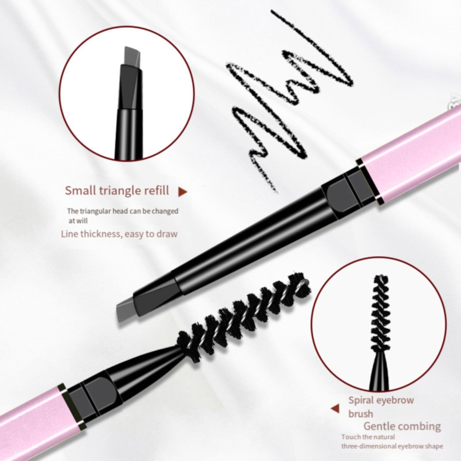 Карандаш для бровей и мыло женское стойкое не обесцвечивающее прецизионное G One Size черный, фото №7 Карандаш для бровей и мыло женское стойкое не обесцвечивающее прецизионное G One Size черный, фото №7