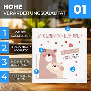 Альбом для фотографий Maverton на 500 фотографий 10x15 - 100 страниц, 33x33 см, белый цена на synthetic.ua - Фото 1 Альбом для фотографий Maverton на 500 фотографий 10x15 - 100 страниц, 33x33 см, белый synthetic.ua - Фото 1