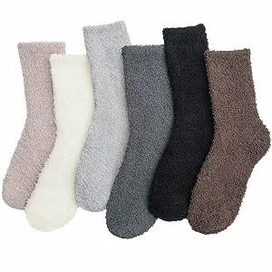 Пухнасті шкарпетки Кораловий фліс 6 пар - Фото 1