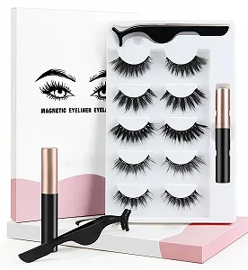 Купить Ресницы накладные магнитные с подводкой и пинцетом - Фото 1 Ресницы накладные магнитные с подводкой и пинцетом - Фото 1