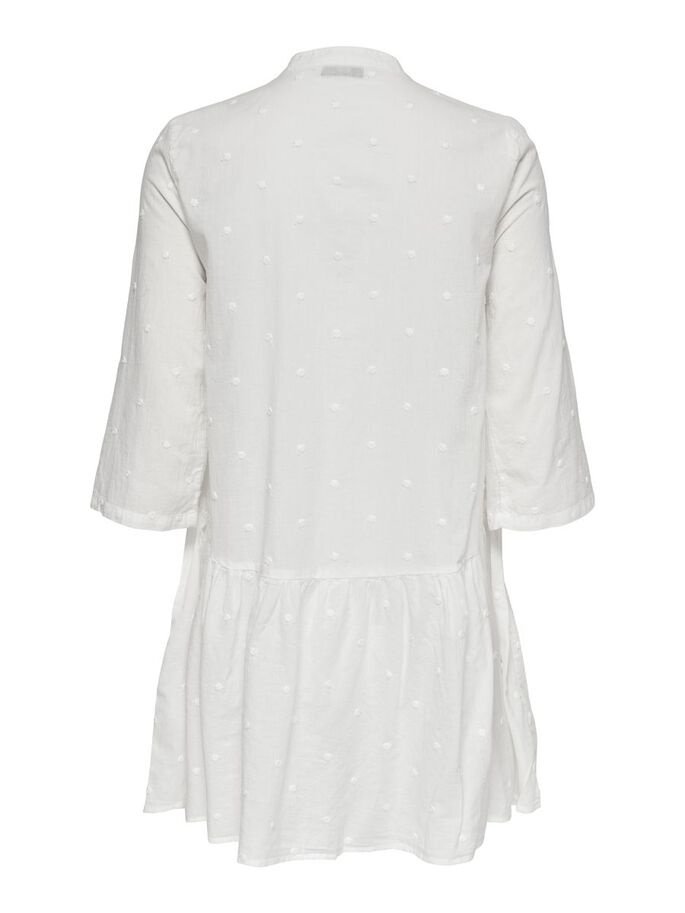 Сукня ONLCHICAGO 3/4 SL LIFE  DNM DRESS 15228116 Cloud Dancer ONLY Білий M, фото №4