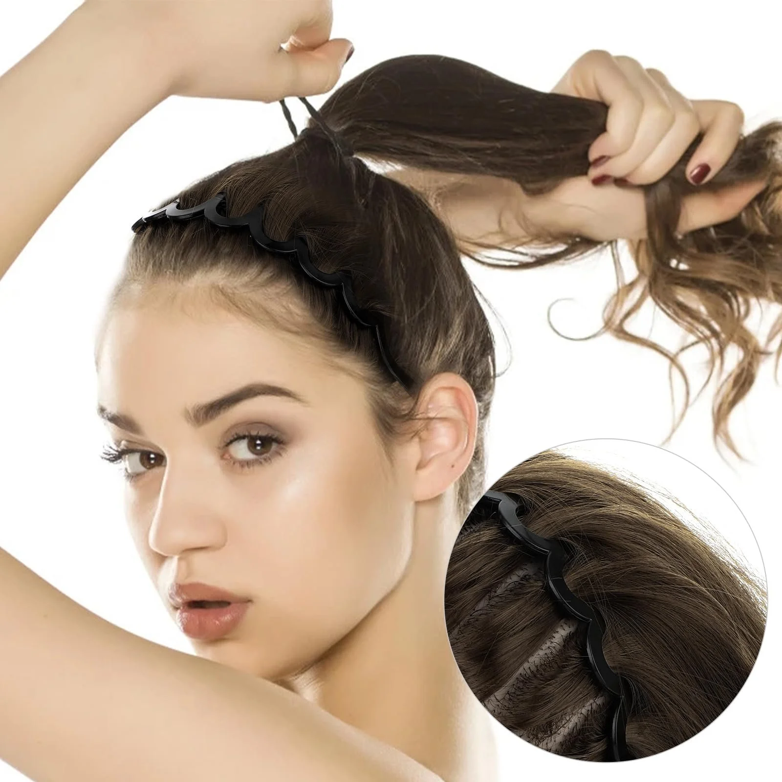 Обруч для волос Zigzag, набор 4 шт., фото №4 Обруч для волос Zigzag, набор 4 шт., фото №4