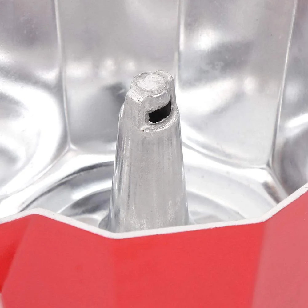 Кавник Мока 6 чашок Класична італійська алюмінієва кавоварка з ручкою, захищена від опіків, 300 мл, фото №7 Кавник Мока 6 чашок Класична італійська алюмінієва кавоварка з ручкою, захищена від опіків, 300 мл, фото №7