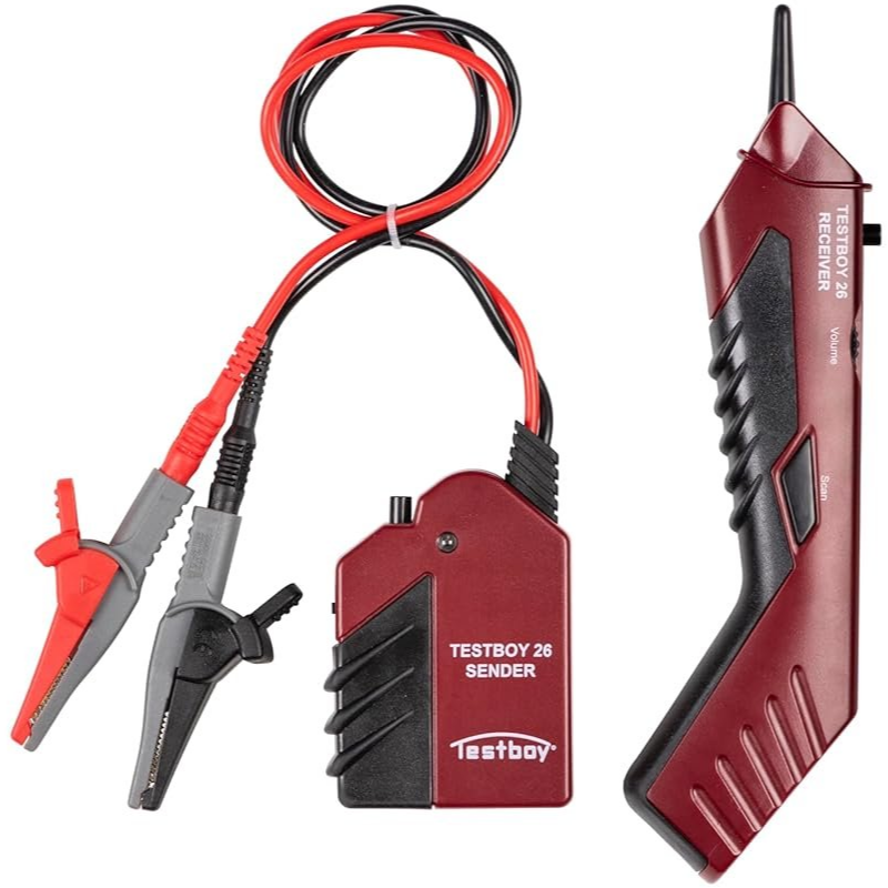 Тестер-локатор кабелей Testboy 26 / LED-фонарь / Красный, фото №1 Тестер-локатор кабелей Testboy 26 / LED-фонарь / Красный, фото №1