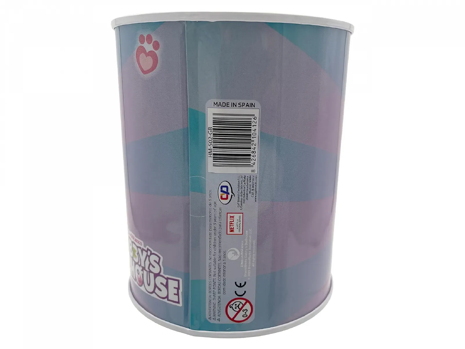 Скарбничка CyP Brands Gabby металева дитяча 10 x 10 x 12 см Різнокольорова, фото №6