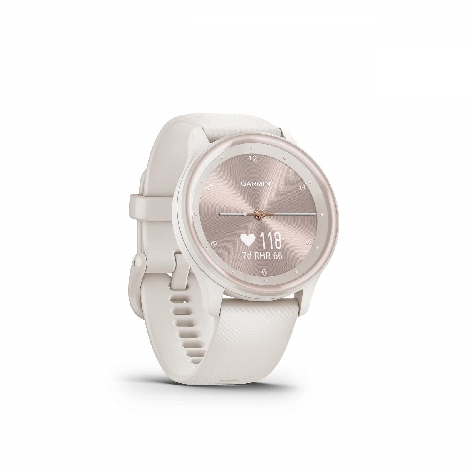 Смарт-часы Garmin Vivomove Sport 40 мм Ivory/Pearl Gold, фото №2