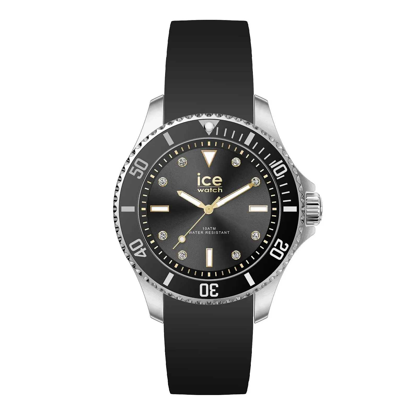 Годинник Ice-Watch ICE Steel Black Gold 020367 (маленький) сріблястий, Браслет, фото №1 Годинник Ice-Watch ICE Steel Black Gold 020367 (маленький) сріблястий, Браслет, фото №1