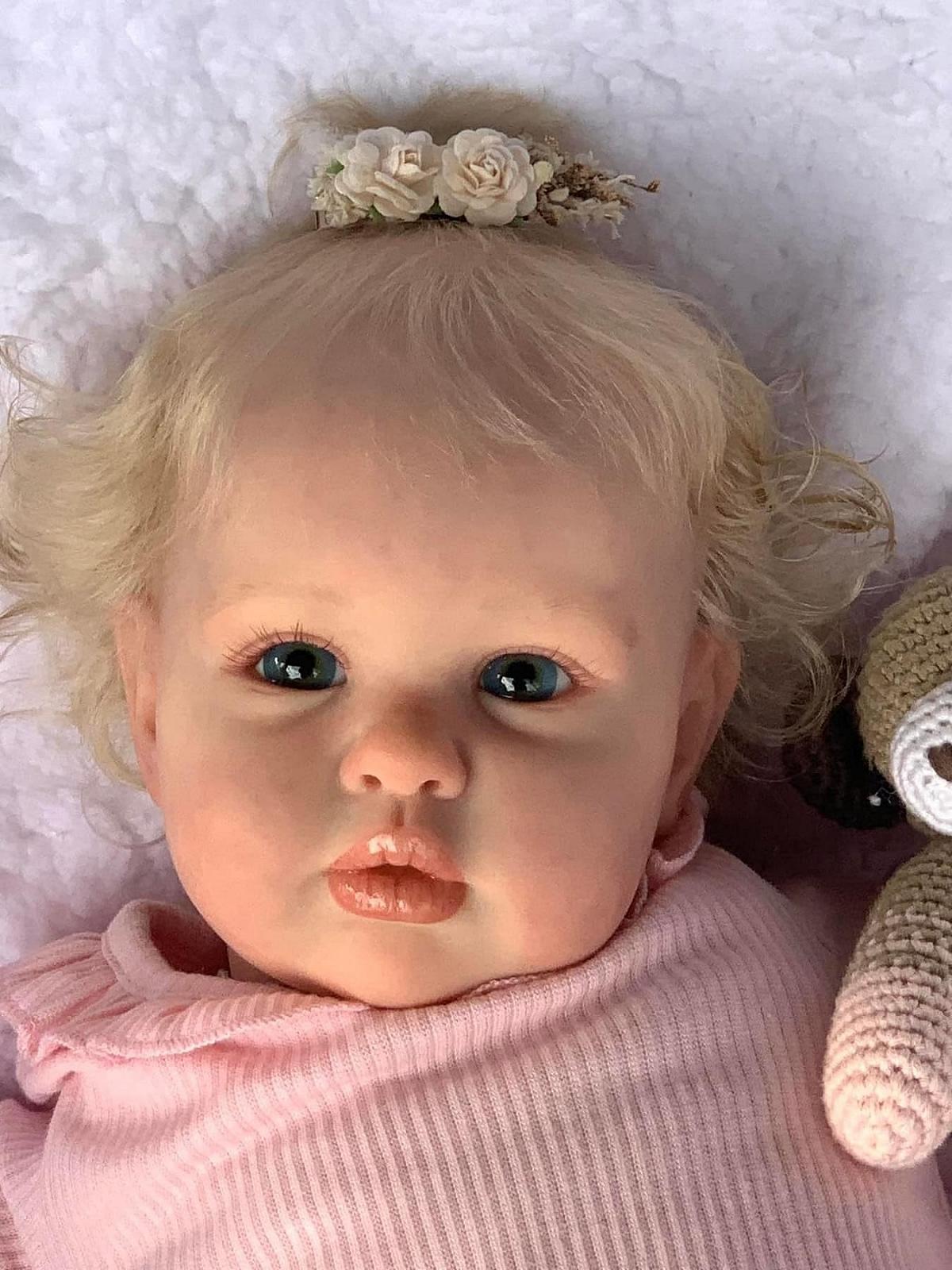 Кукла RXDOLL Реалистичная Reborn 60 см Мягкое тело Девочка Тодлер, фото №6