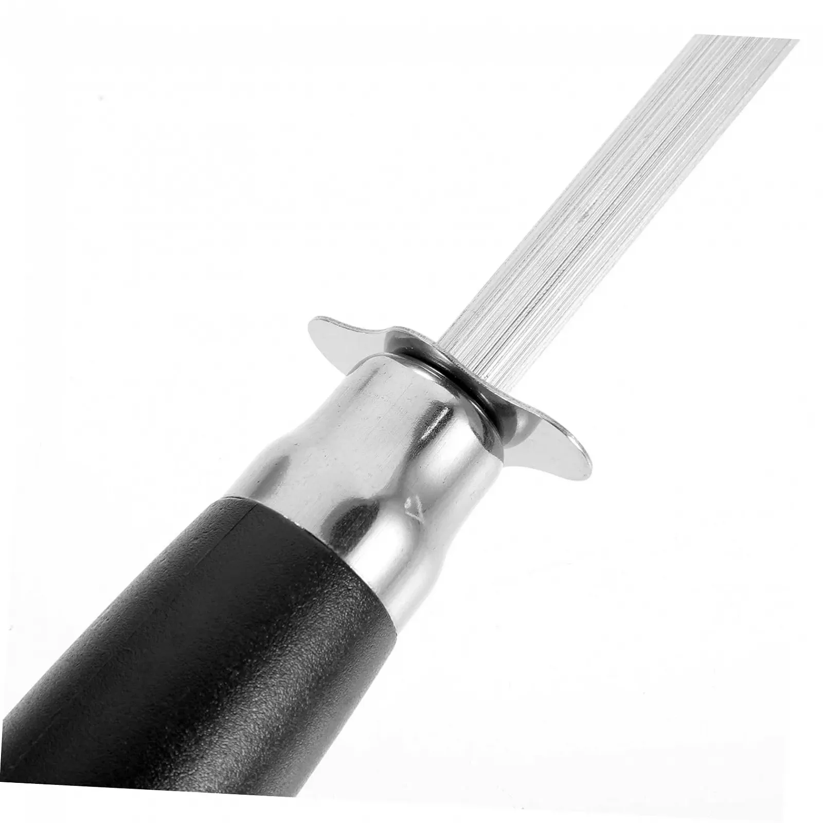 Мусат кухонный стальной с эргономичной ручкой для точной заточки, фото №9