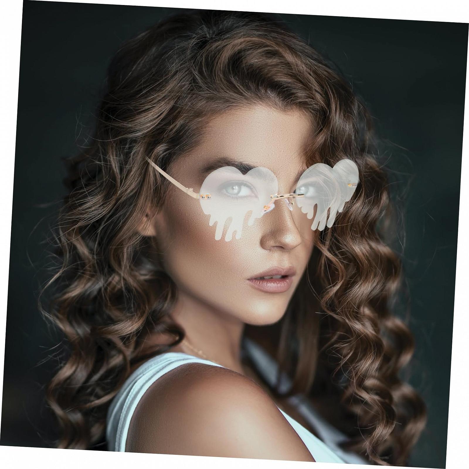 Сонцезахисні окуляри PACKOVE Серцеподібні Креативні Для жінок, фото №3