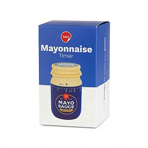 Таймер Balvi Mayonnaise Bottle ретро пластик голубой горчичный synthetic.ua - Фото 1