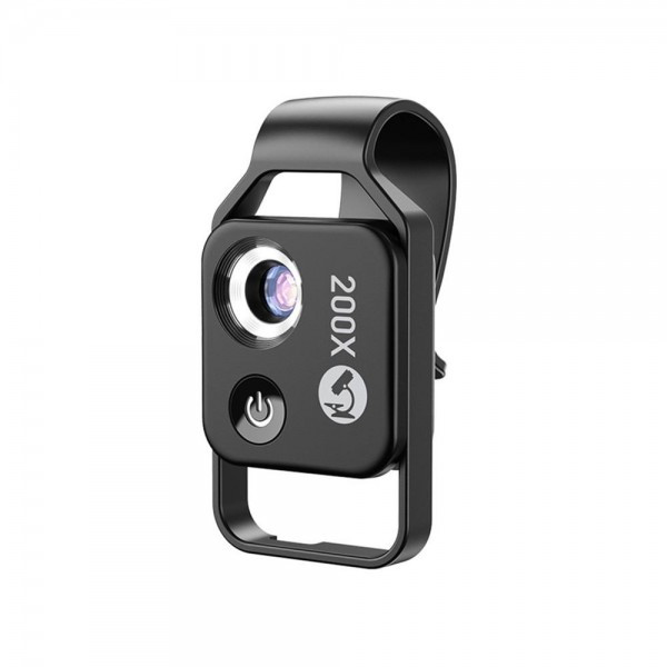 Микроскоп линза для телефона 200X Apexel APL-MS002CBK(PS), фото №2