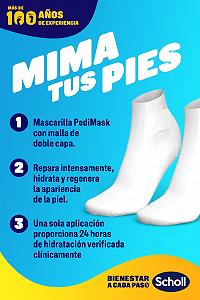 Маска для ног Scholl PediMask PediMask для мягкости стоп с медом манука Глубокое увлажнение synthetic.ua - Фото 1