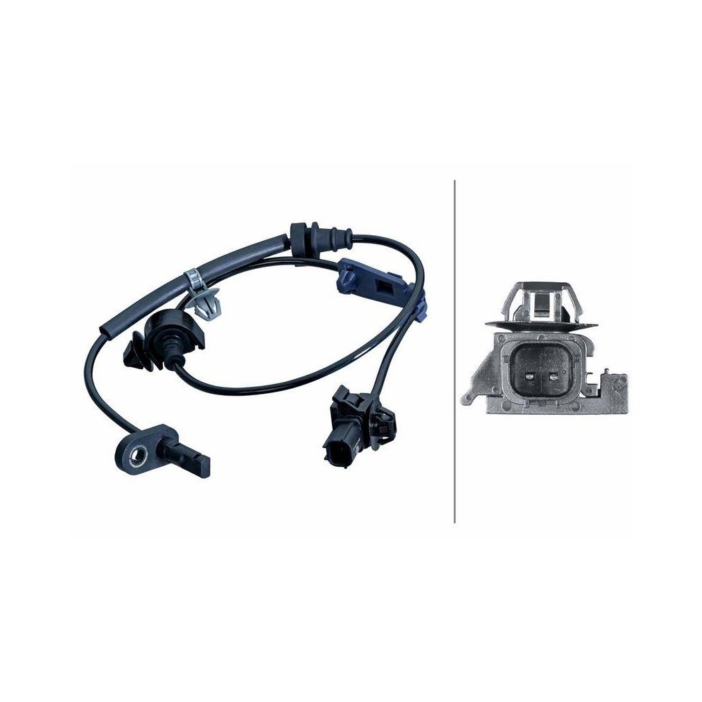 Датчик частоты вращения колеса HELLA 6PU 358 251-121 для HONDA, передний мост, фото №1