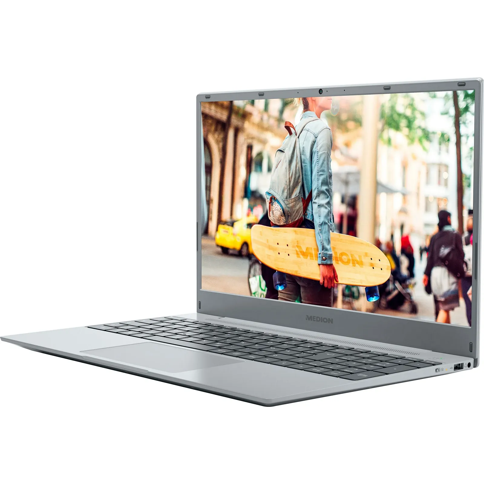 Ноутбук 15.6" Medion (Lenovo Group) E15301 AMD Ryzen 5 3500U RAM 8 ГБ SSD 256 ГБ Radeon Vega 8 Graphics Метал, фото №3