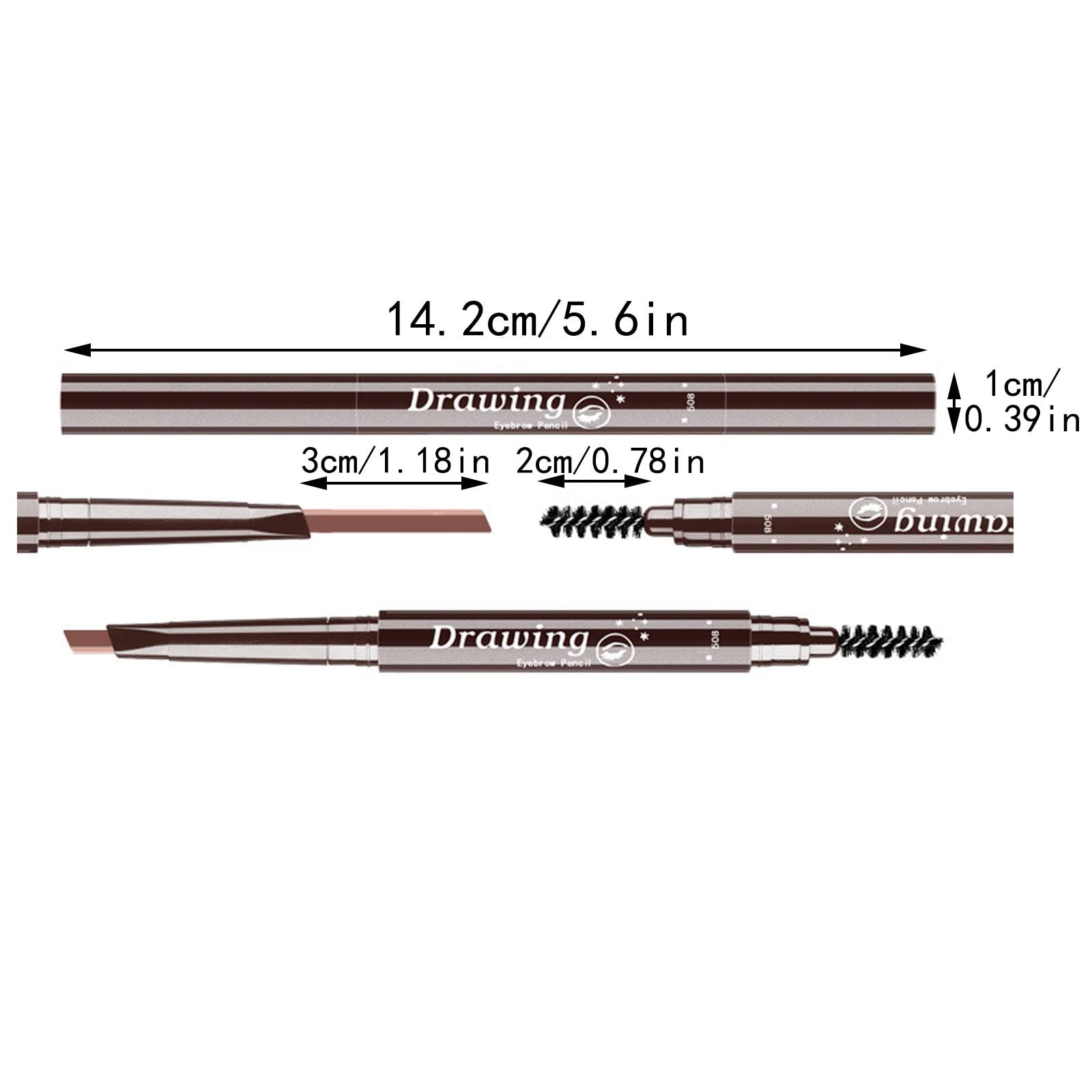 Карандаш для бровей Set Headed Triangle Eyebrow Pencil One Word Eyebrow F One Size, фото №6 Карандаш для бровей Set Headed Triangle Eyebrow Pencil One Word Eyebrow F One Size, фото №6