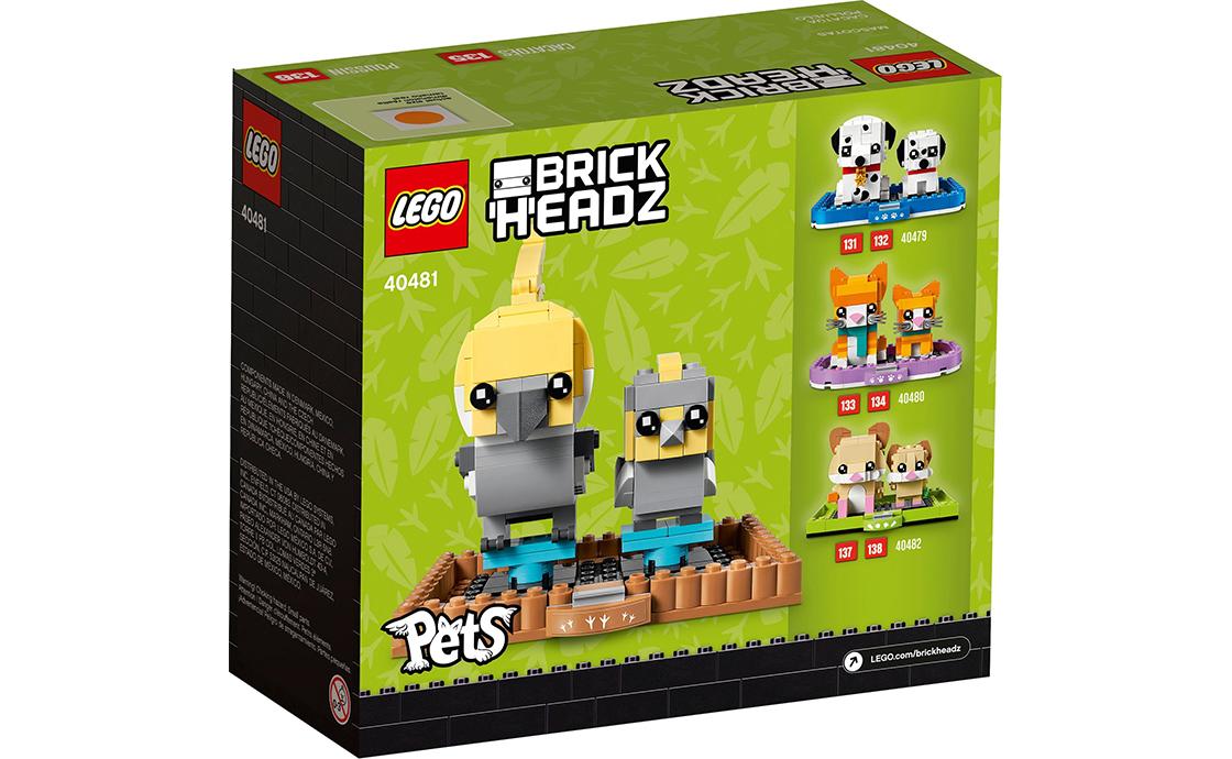 Детские конструкторы LEGO Brick Headz Австралийский попугайчик 40481, фото №3