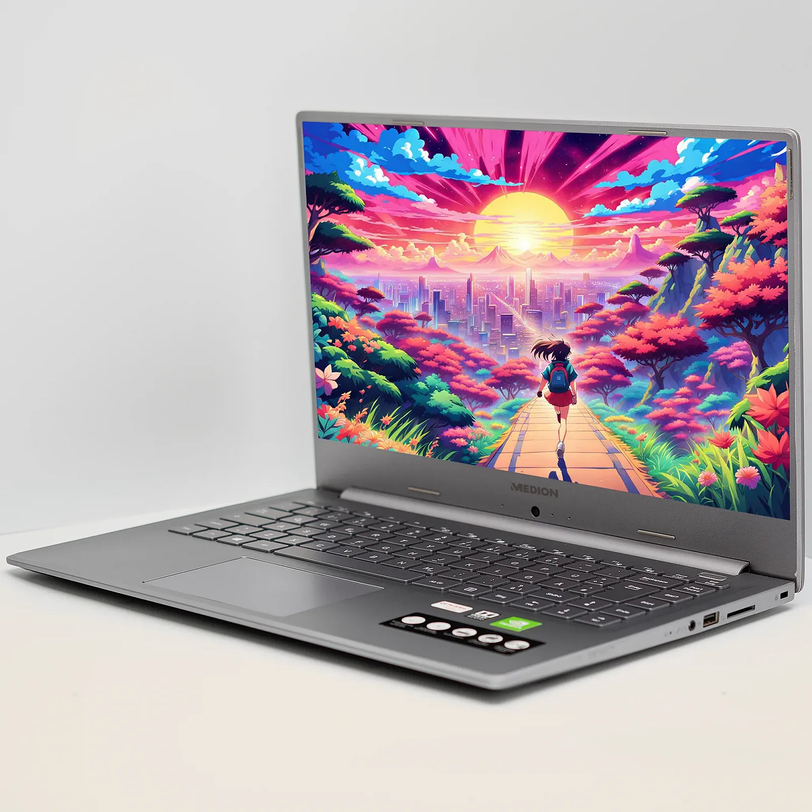 Ноутбук 15.6'' Medion (Lenovo Group) Akoya S6446 | Intel Core i5-8265U | IPS (1920x1080) FullHD | RAM 16 ГБ | SSD 256 ГБ | Nvidia GeForce MX150 | Intel UHD Graphics 620 | Металевий корпус | Ультрабук | Win11 (5095), фото №3