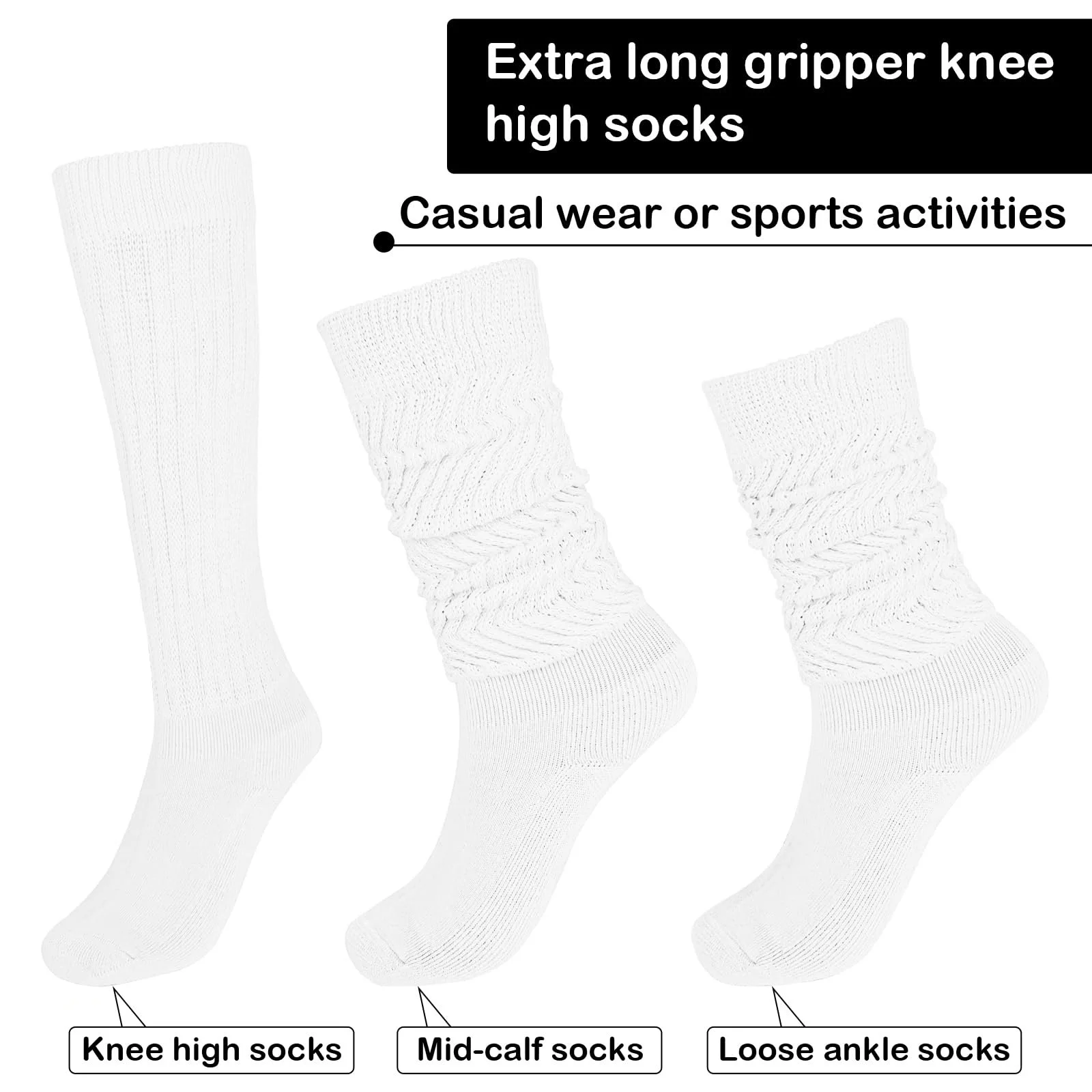 Носки Lusofie 2 пары, женские, хлопковые, черные, белые, фото №3 Носки Lusofie 2 пары, женские, хлопковые, черные, белые, фото №3