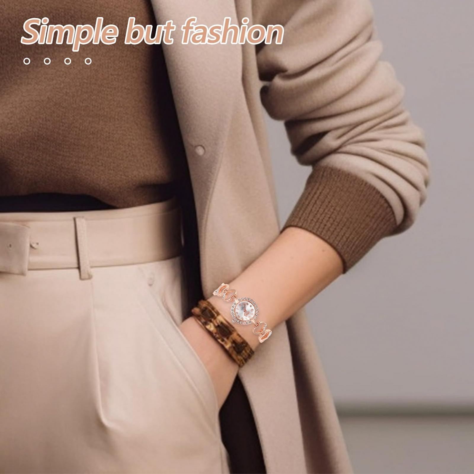 Годинник LIFKOME Цифровий годинник Браслети з рожевого кварцу, фото №7