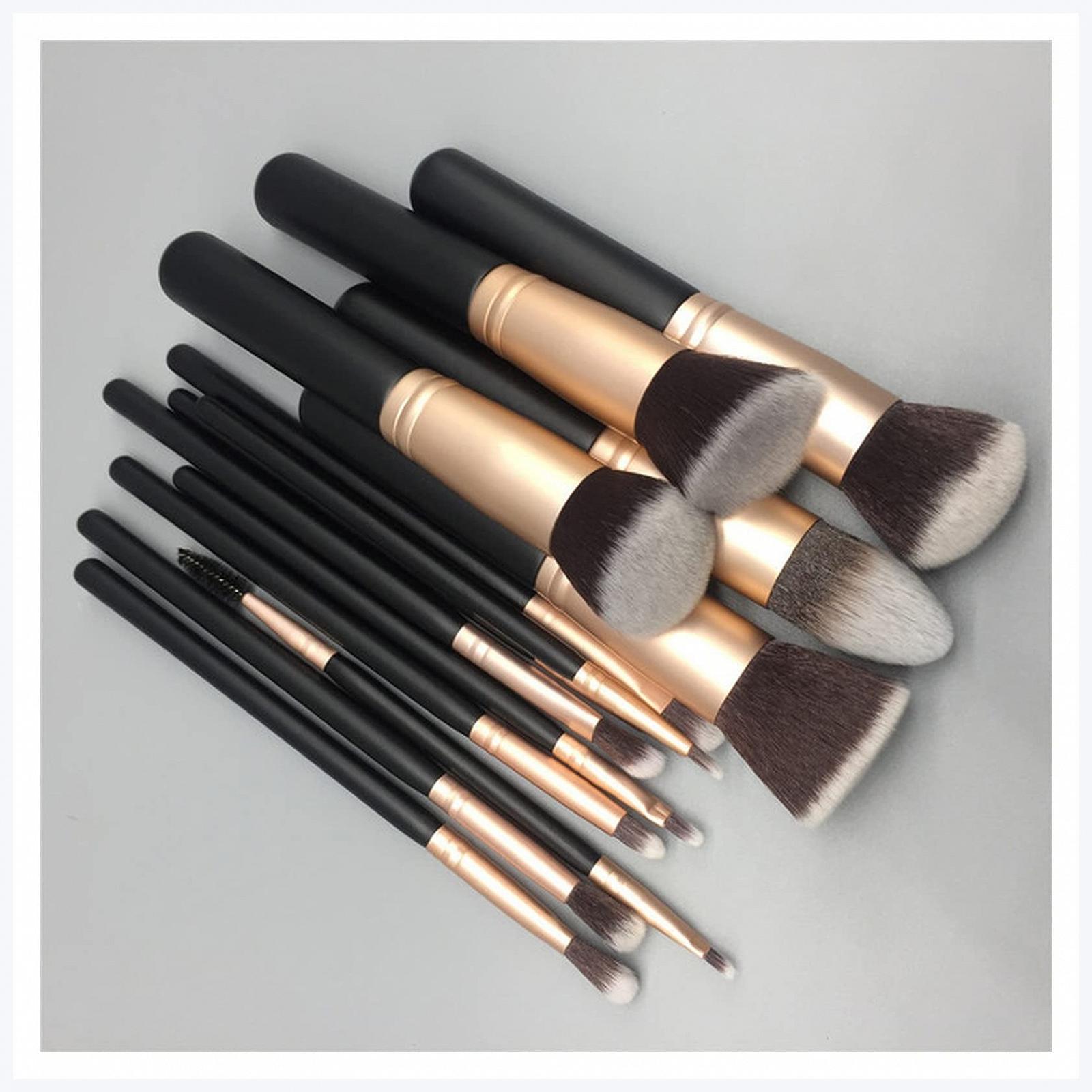 Make-up Pinsel 14 шт Набор кистей для макияжа для лица губ бровей теней для век подводки, фото №1 Make-up Pinsel 14 шт Набор кистей для макияжа для лица губ бровей теней для век подводки, фото №1