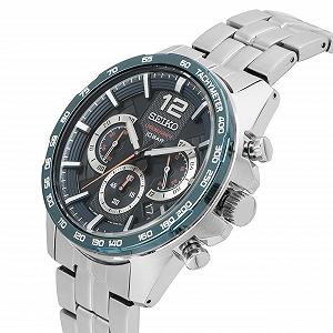 Хронограф Seiko Чоловічий годинник Нержавіюча сталь з металевим ремінцем synthetic.ua - Фото 1