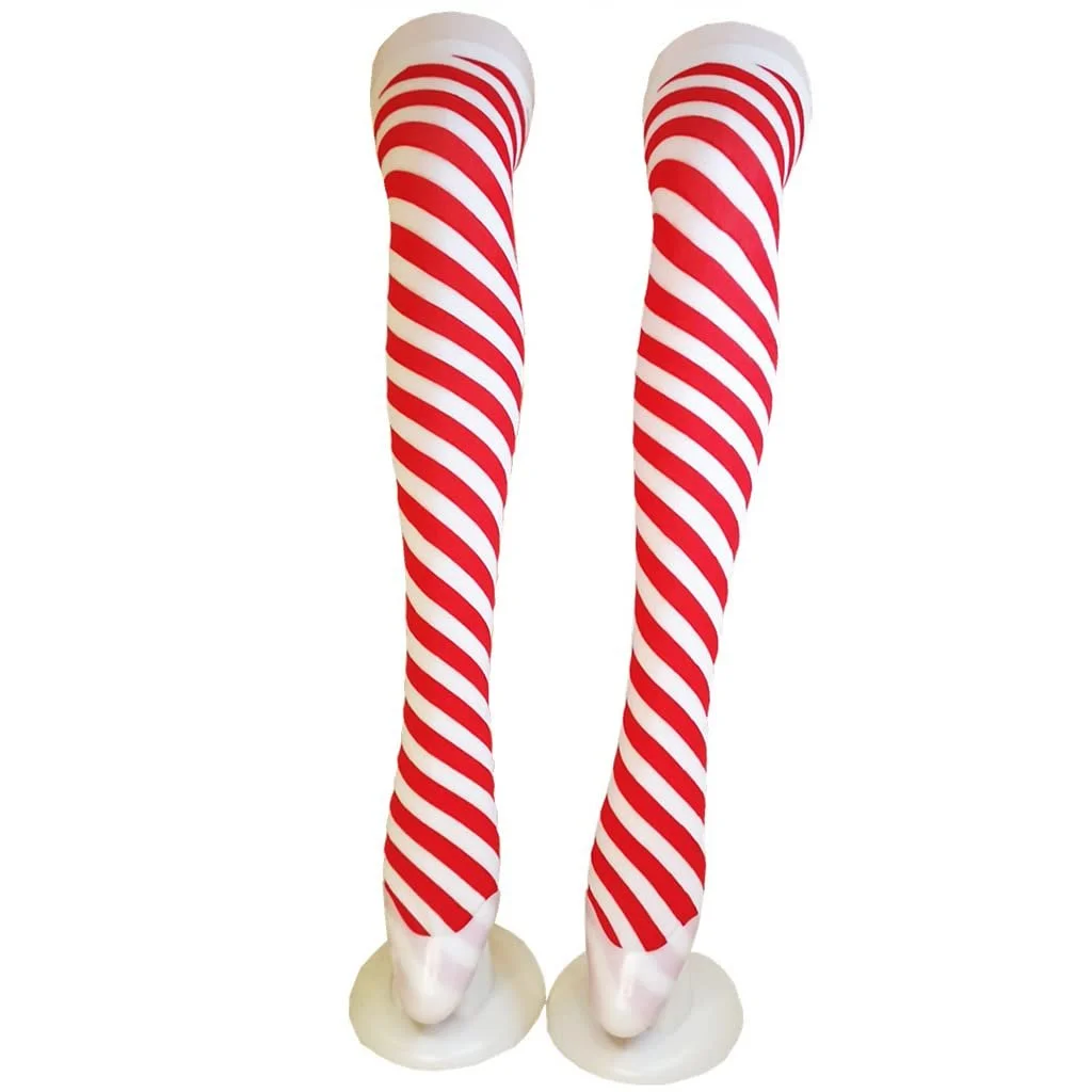 Жіночі панчохи до стегон Candy Cane, One Size, фото №3