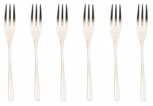 Купити Вилка для торта Rosenthal Sambonet Vintage Button Золотий шампань, 6 шт. - Фото 1 Вилка для торта Rosenthal Sambonet Vintage Button Золотий шампань, 6 шт. - Фото 1