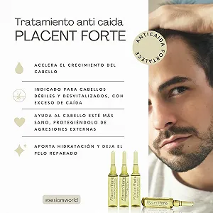 Средство против выпадения волос Placent Forte 36 x 10мл + 1000мл synthetic.ua - Фото 1