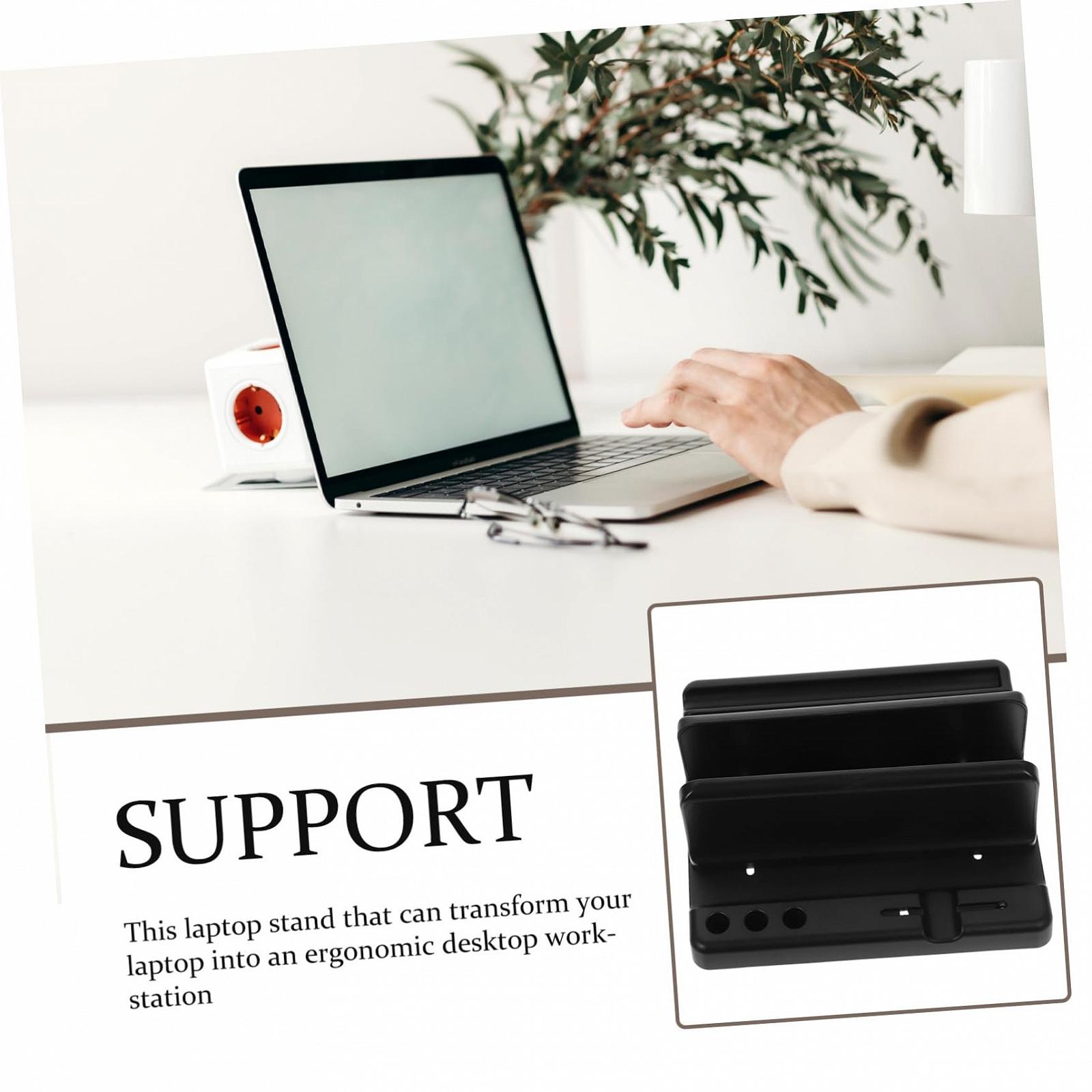 Вертикальная Подставка Homoyoyo Регулируемая Черный, фото №4 Вертикальная Подставка Homoyoyo Регулируемая Черный, фото №4