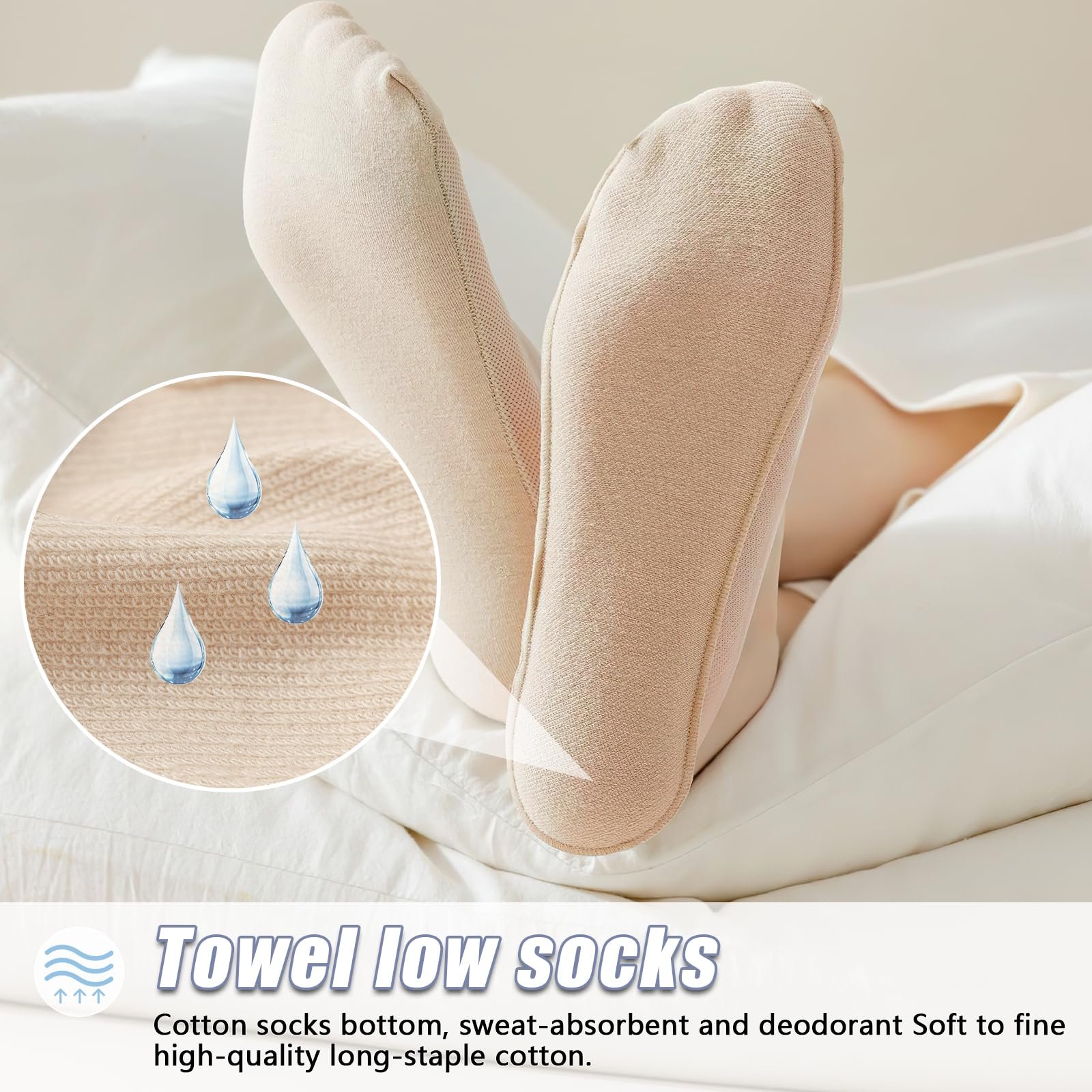 6 пар женских невидимых носков, фото №3