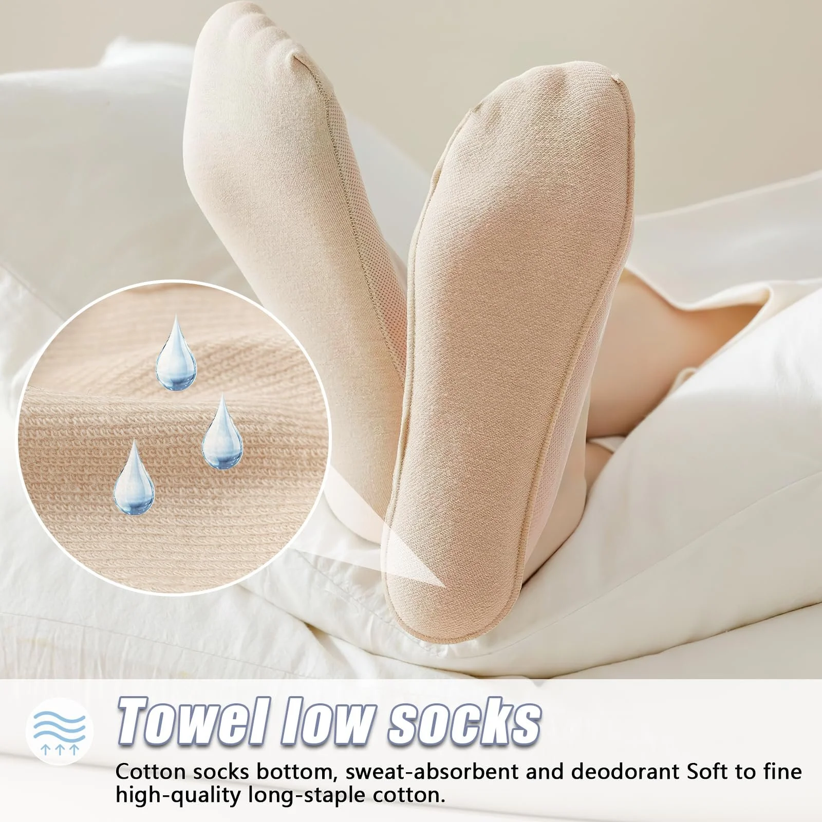 6 пар жіночих невидимих шкарпеток, фото №3