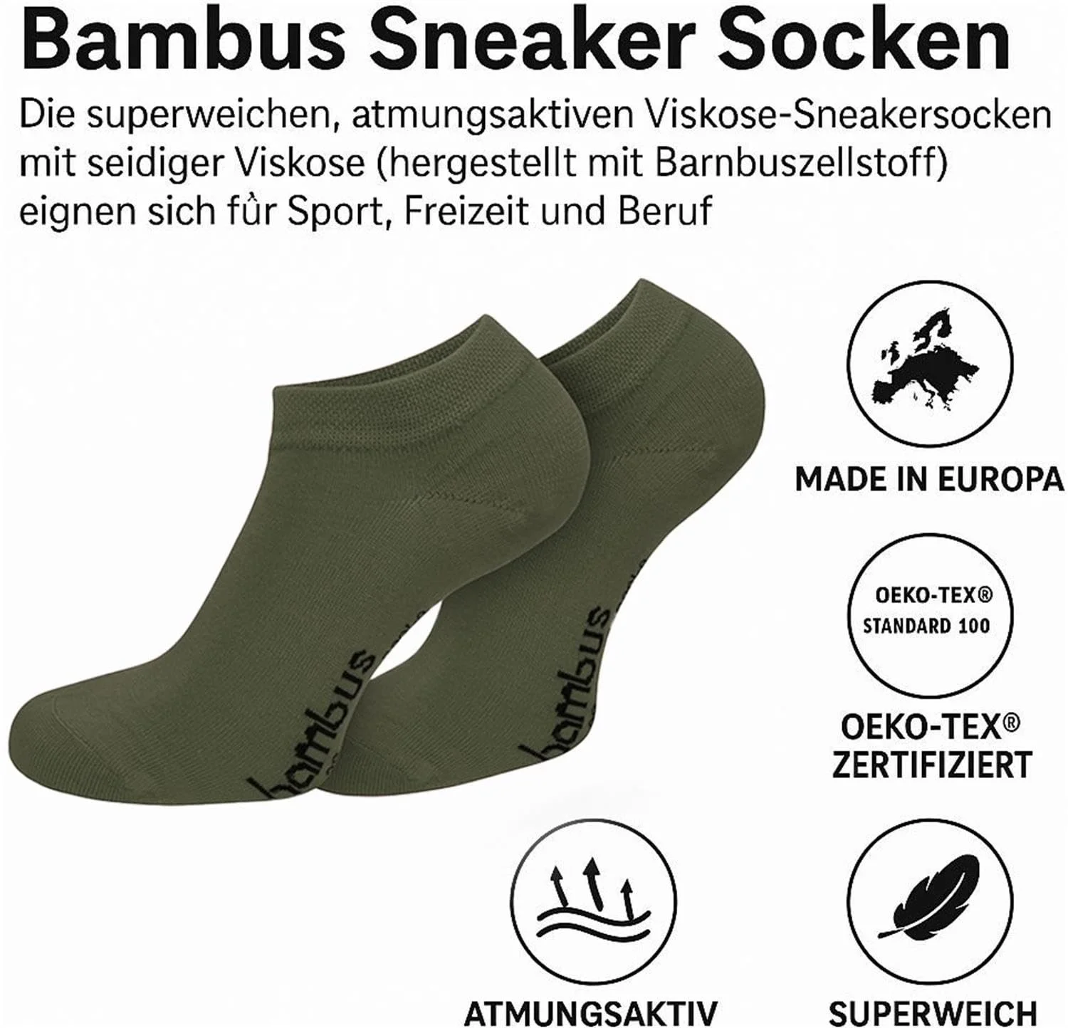 Шкарпетки-слідки Normani Бамбукові Жіночі 6 пар, фото №4