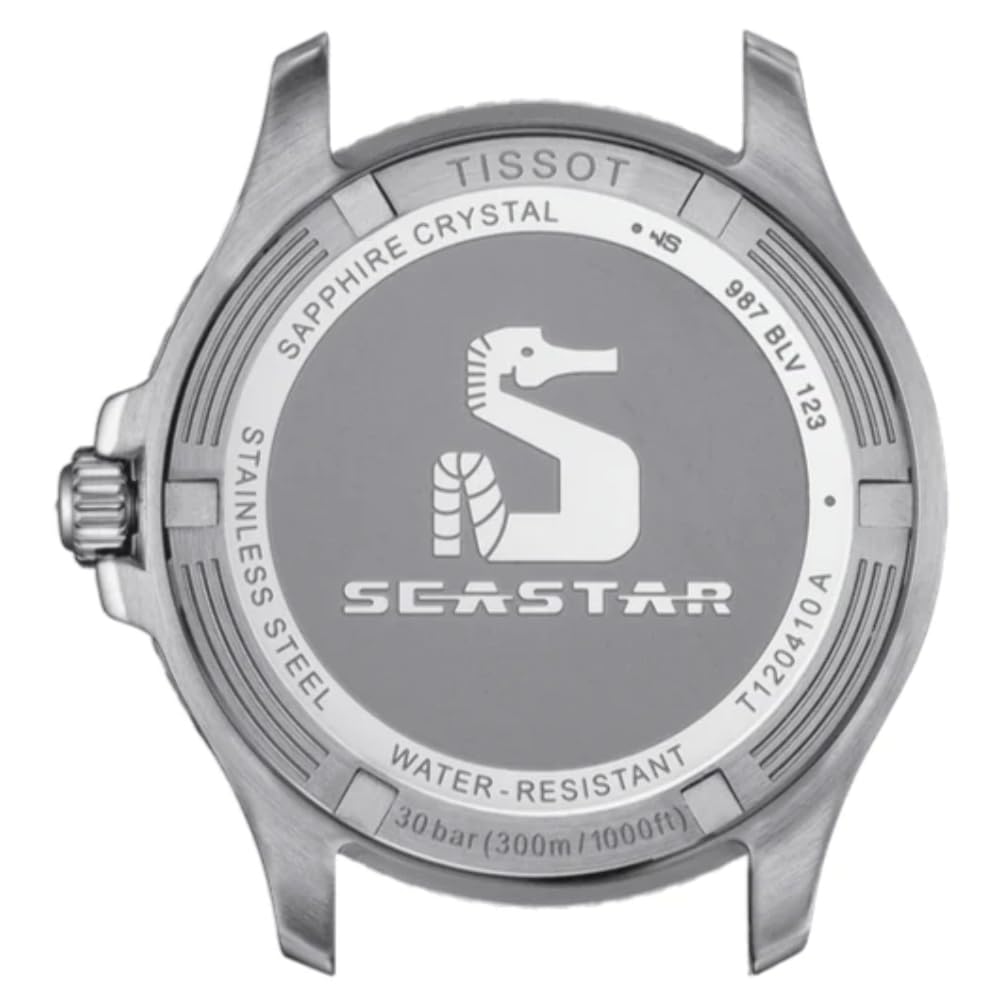 Годинник Tissot Seastar 1000 Тільки Час 40 мм Синій Фон T120.410.11.041.00, Браслет, фото №3