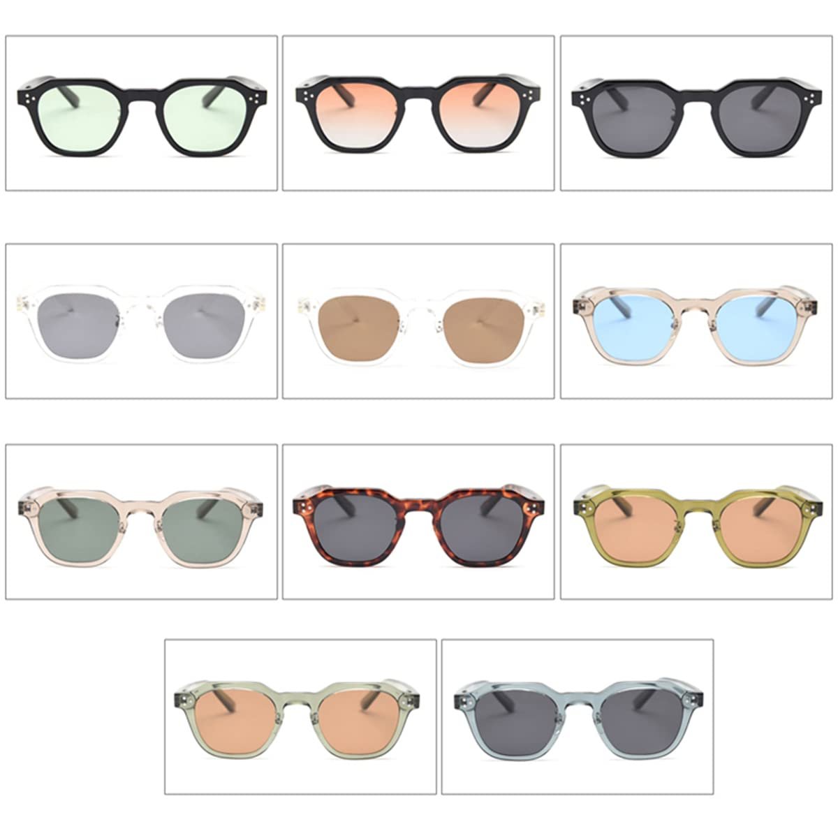 Поляризовані сонцезахисні окуляри Kachawoo для жінок, оправа TR90, багатокутні, фото №6