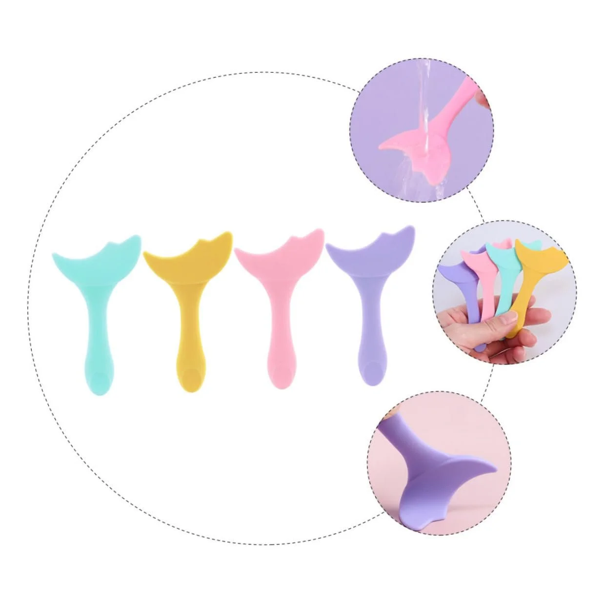 Форма для подводки глаз MAGICLULU Силиконовая, фото №5