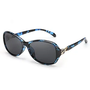 Поляризованные солнцезащитные очки женские FIMILU Большие UV400 защита synthetic.ua - Фото 1