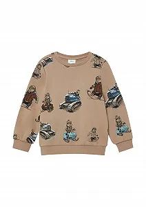 Толстовка s.Oliver Jungen Sweatshirt mit All-Over-Print (1 шт.) - Фото 1