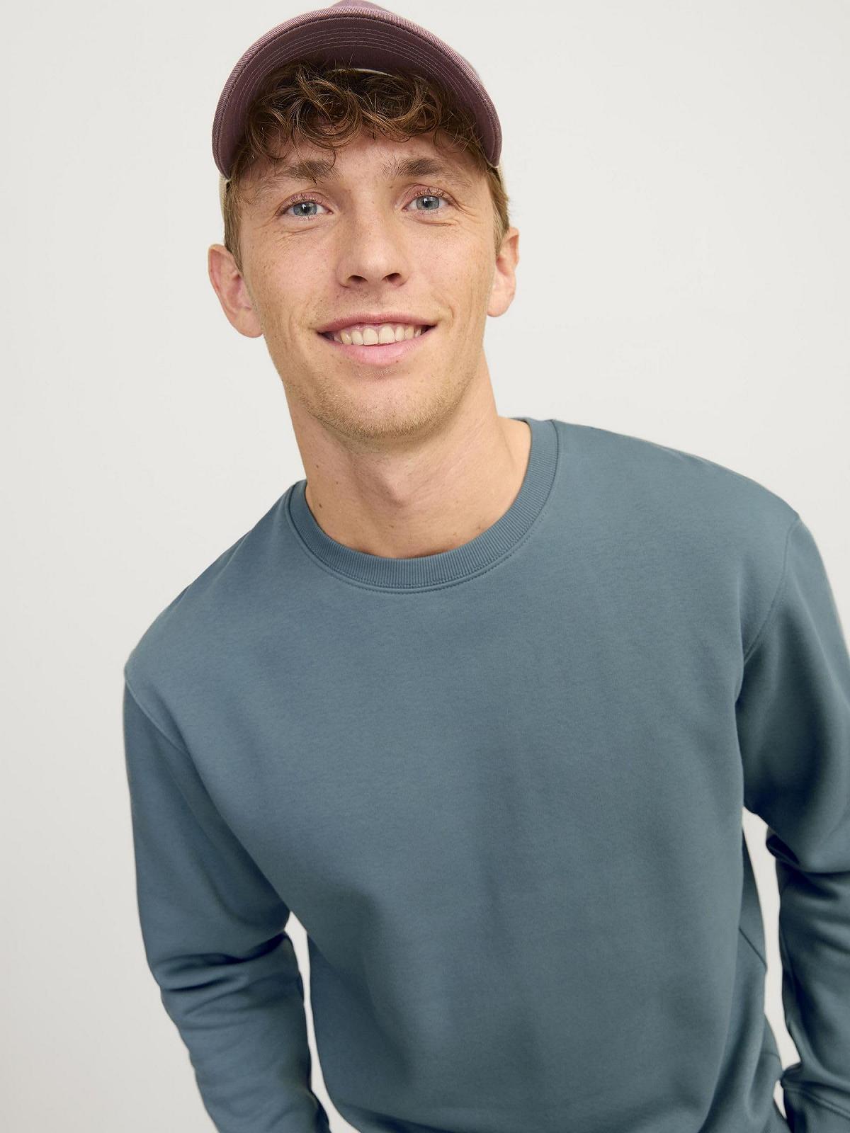 Свитшот Jack & Jones Jjeholmen мужской с круглым вырезом 12136886, фото №7