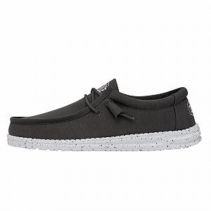 Туфли HEYDUDE Wally Slub Canvas Moc Toe для мужчин - Фото 1
