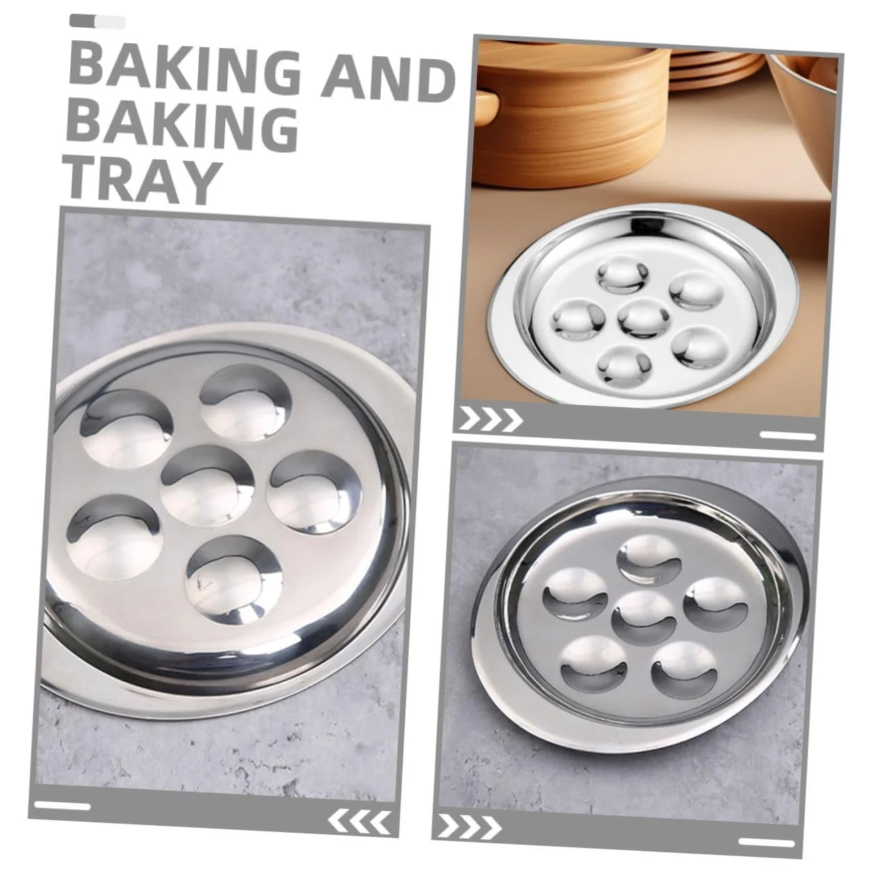 Форма для запікання равликів набір з 2 шт, нержавіюча сталь, термостійка, фото №3 Форма для запікання равликів набір з 2 шт, нержавіюча сталь, термостійка, фото №3