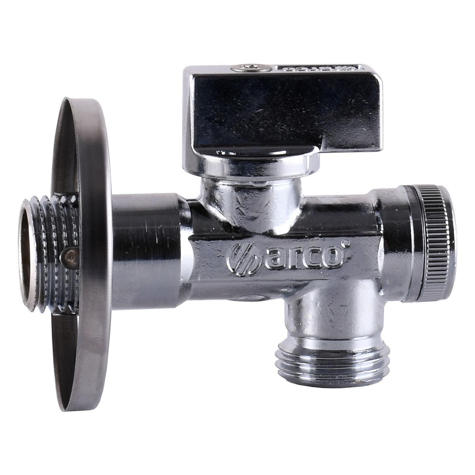 Кран кульовий кутовий з фільтром ARCO 1/2″x1/2″ 02400MAC, фото №4