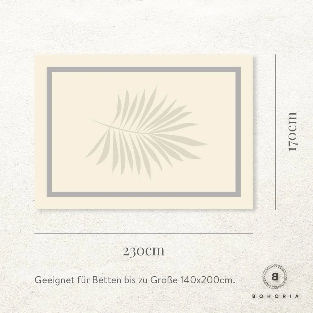 Покрывало Bohoria Очень большое 170 x 230 см, 100% хлопок, Накидка на диван, кресло и кровать, Мягкий плед, фото №7